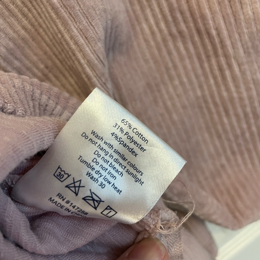Simply Southern dusty pink Quarter Button Knit light Fleece Pullover size S - Picture 11 of 11